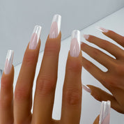 White Chrome French Tip