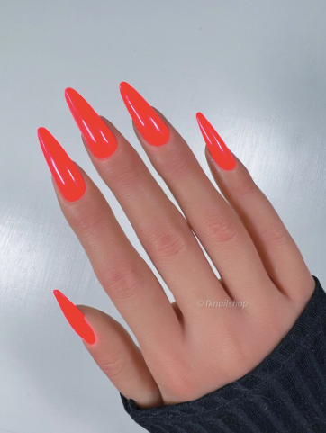 Neon Red Solid