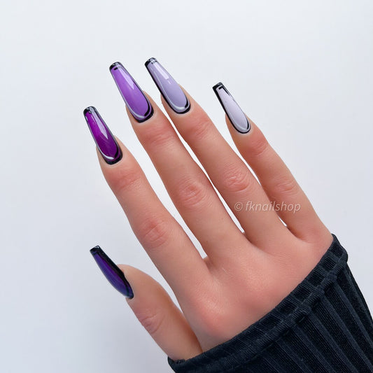 Pop Art in Purple Ombre Solid