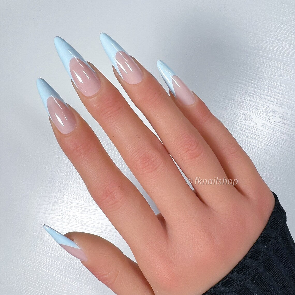 Baby Blue French Tip