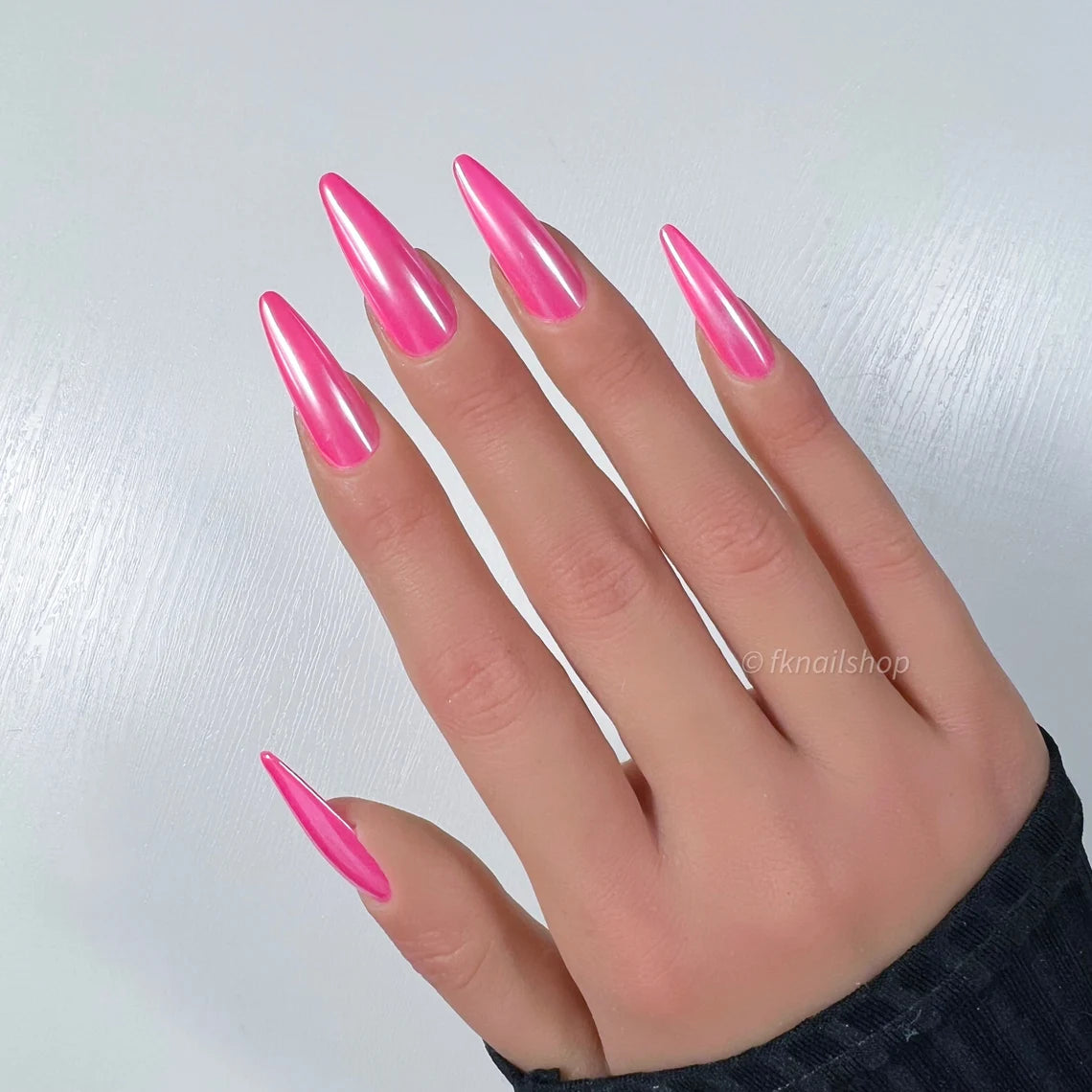 Barbie Neon Pink Glazed Donut Chrome Solid