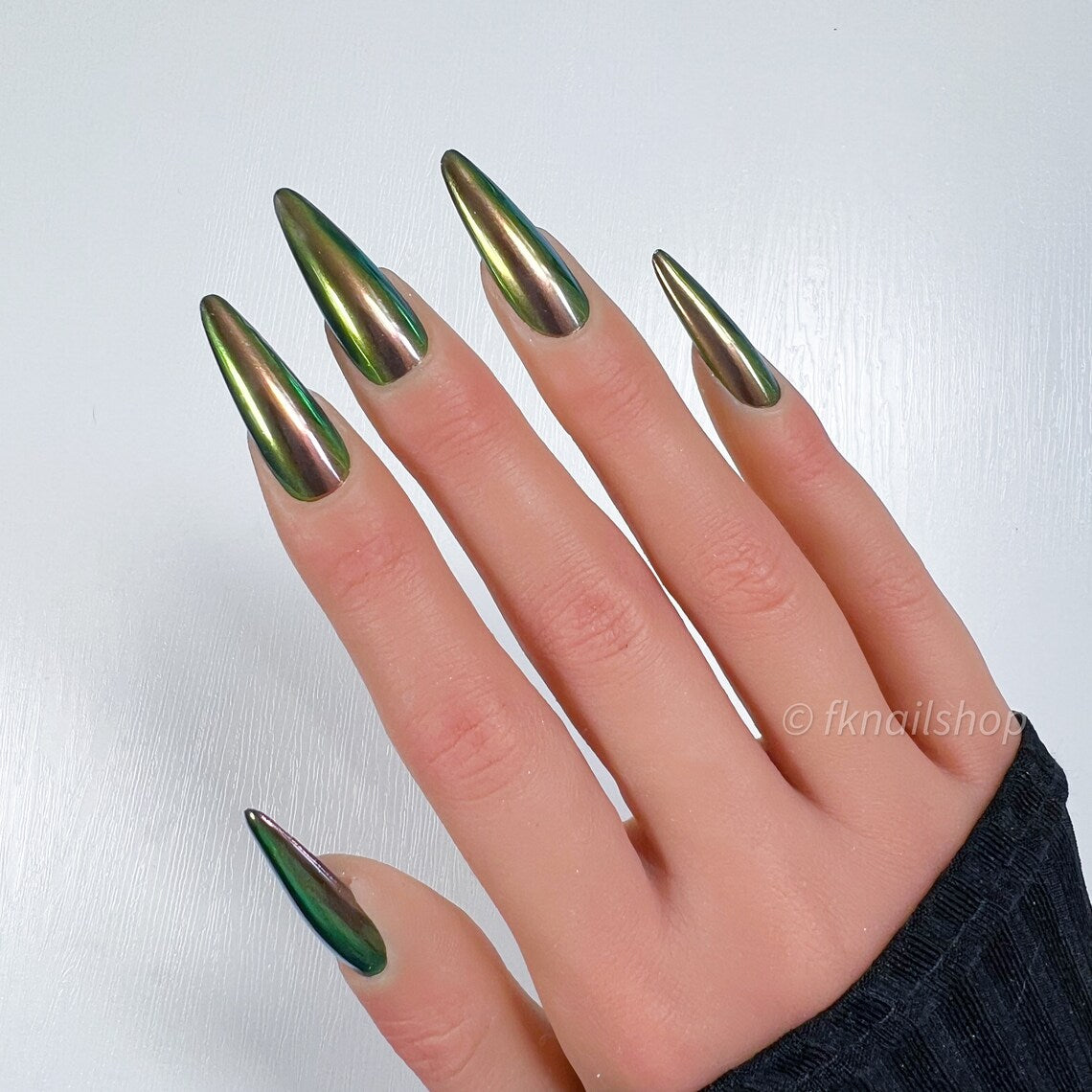 Chameleon Green Chrome Solid