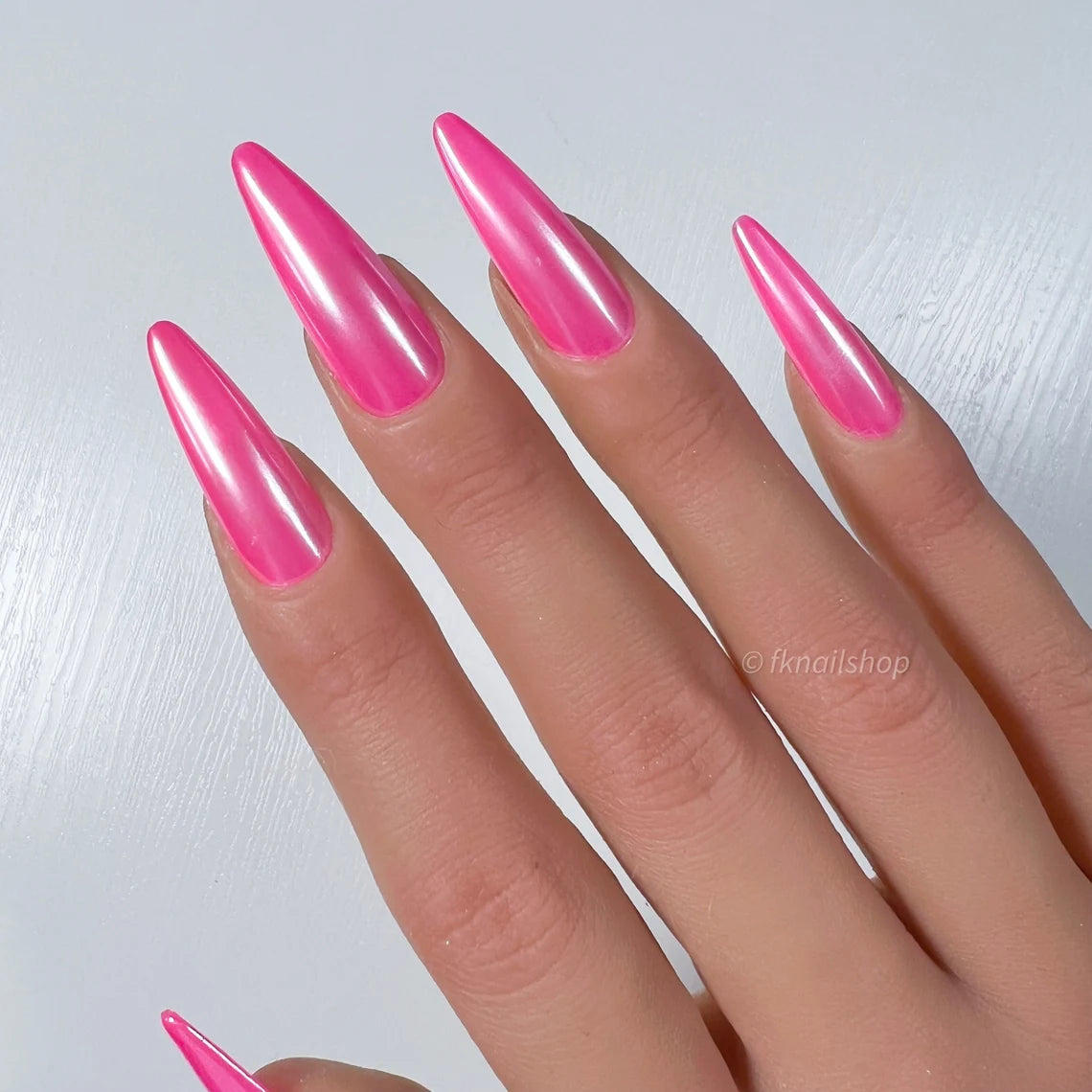 Barbie Neon Pink Glazed Donut Chrome Solid