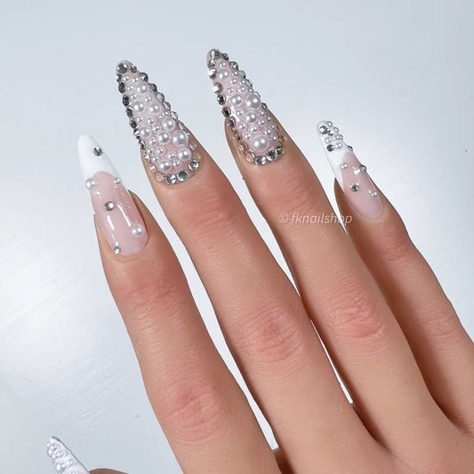 Pearl & Bling French Tip