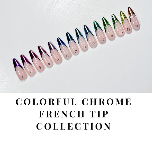 Colorful Chrome Collection (French Tip)