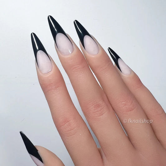 Black French Tip